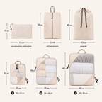 Packing Cubes Set met Compressie (6-delig)